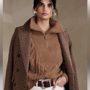 NWT Banana Republic Cavo half-zip sweater